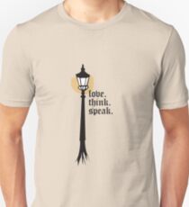 Love. Think. Speak Unisex T-Shirt