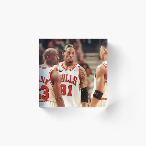 Jordan, Pippen and Rodman Acrylic Block