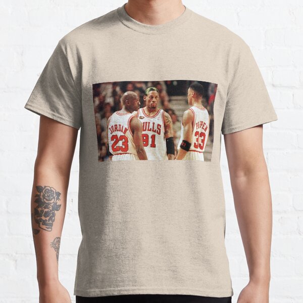 Jordan, Pippen and Rodman Classic T-Shirt