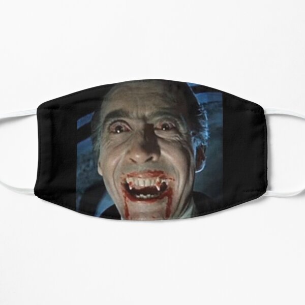 VAMPIRE. DRACULA. Christopher Lee as the title character in Dracula.1958. Flat Mask