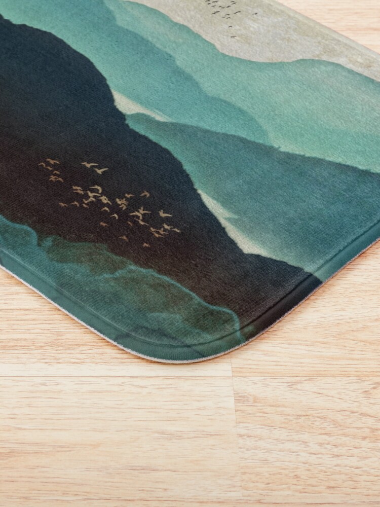 Alternate view of Indigo Mountains Bath Mat