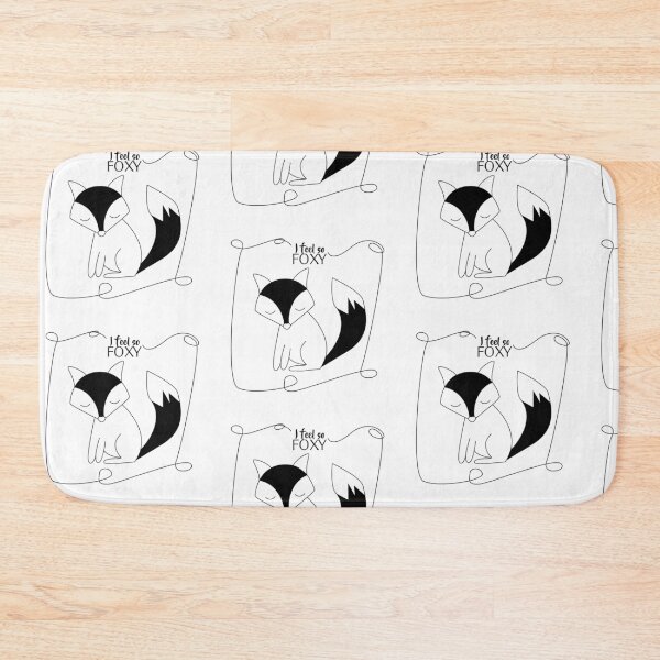 Item preview, I feel so foxy black and white designed and sold by studioMoSa.