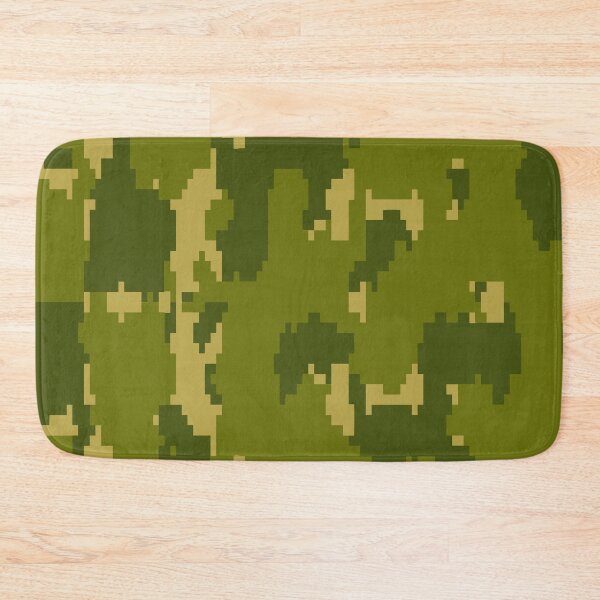 Item preview, Army Camouflage Pixelated Pattern – Jungle Green designed and sold by poisondesign.