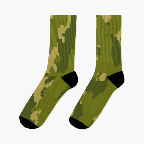 Item preview, Army Camouflage Pixelated Pattern – Jungle Green designed and sold by poisondesign.
