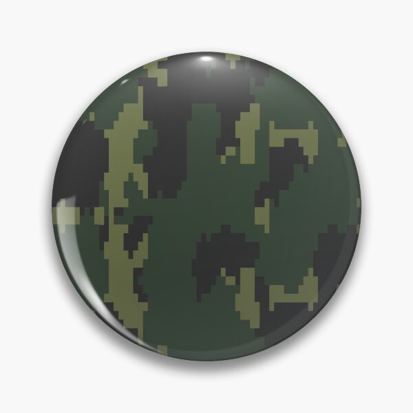 Item preview, Army Camouflage Pixelated Pattern –Forest Dark Green designed and sold by poisondesign.