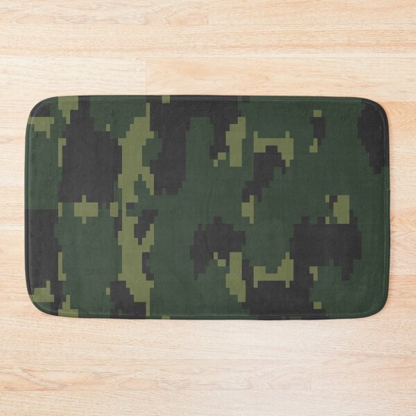 Item preview, Army Camouflage Pixelated Pattern –Forest Dark Green designed and sold by poisondesign.