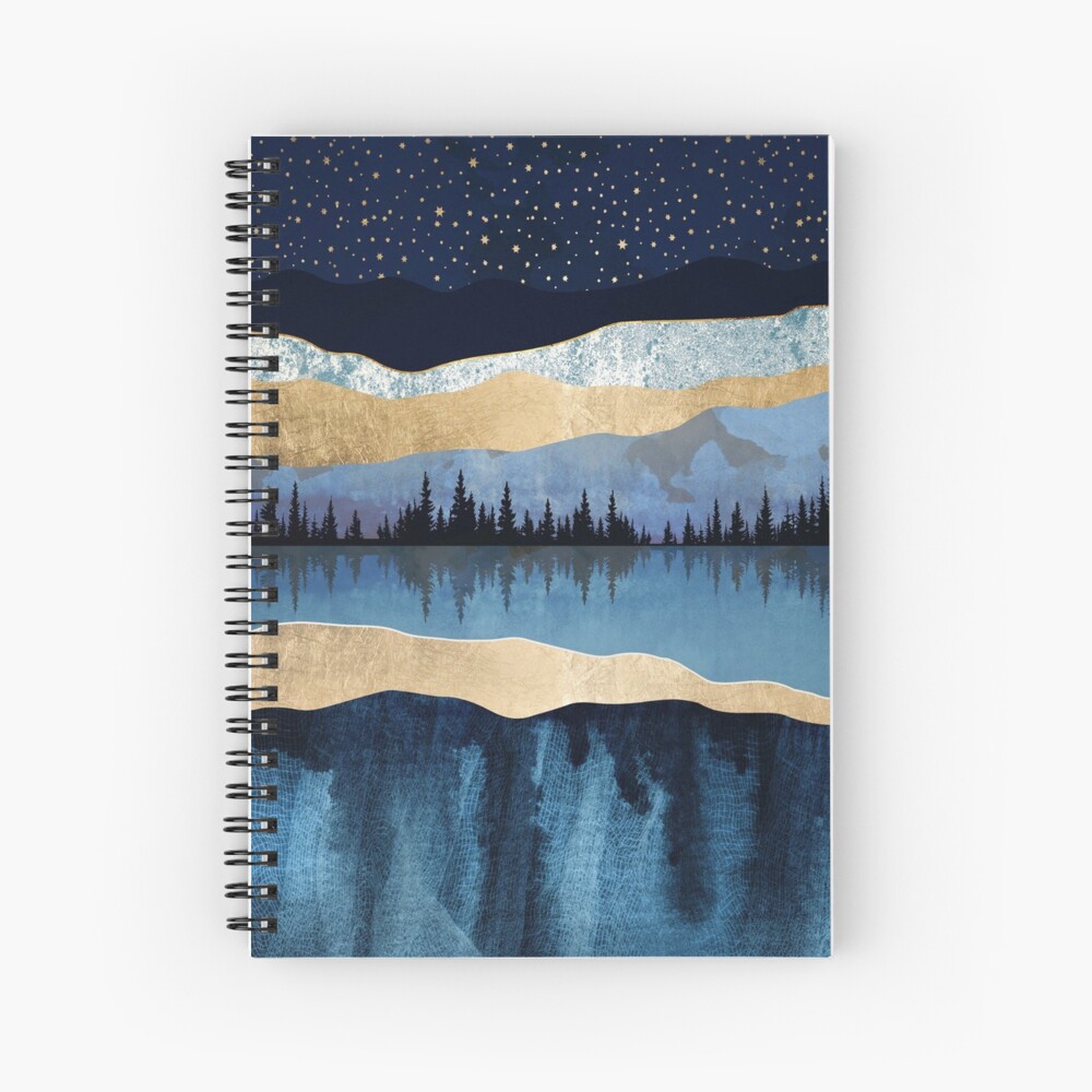 Midnight Lake Spiral Notebook