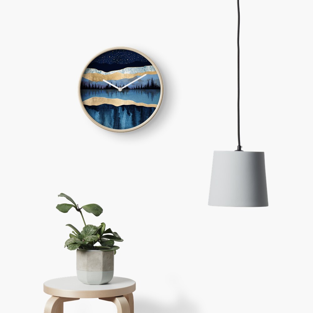 Midnight Lake Clock