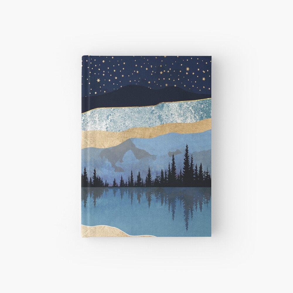 Midnight Lake Hardcover Journal