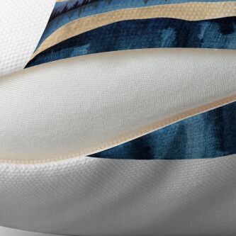 Alternate view of Midnight Lake Floor Pillow