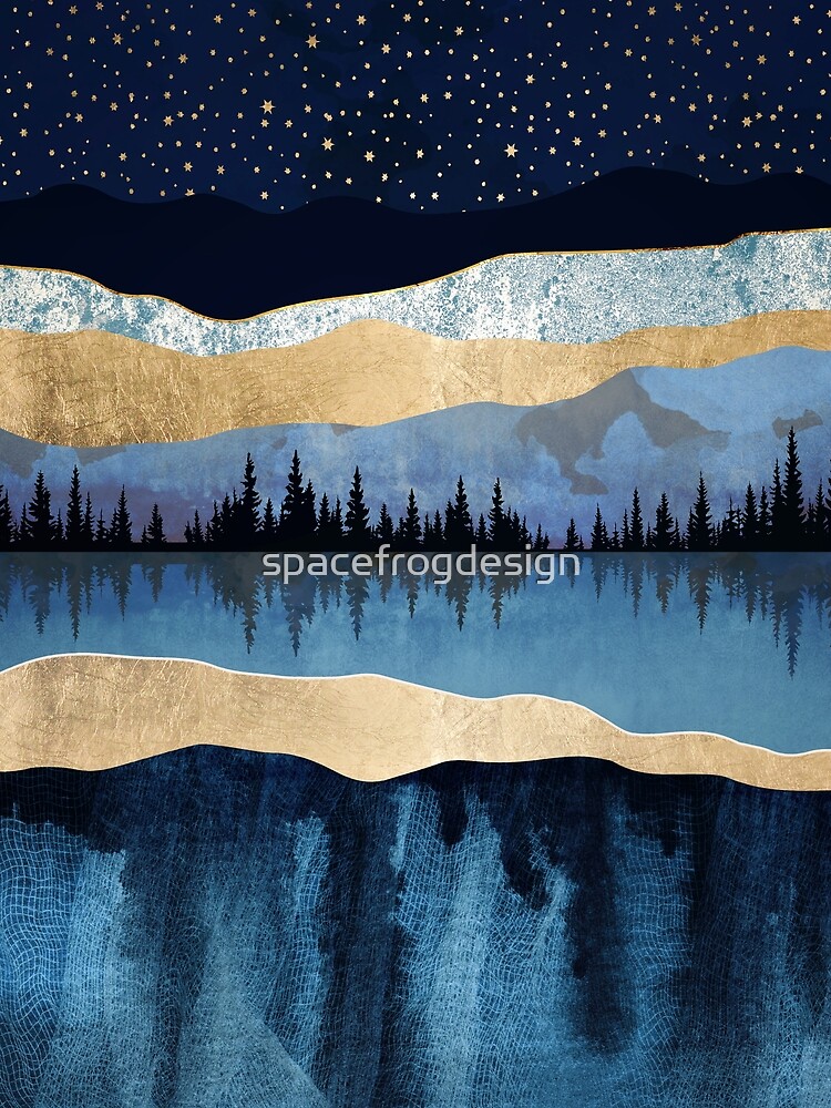Midnight Lake by spacefrogdesign