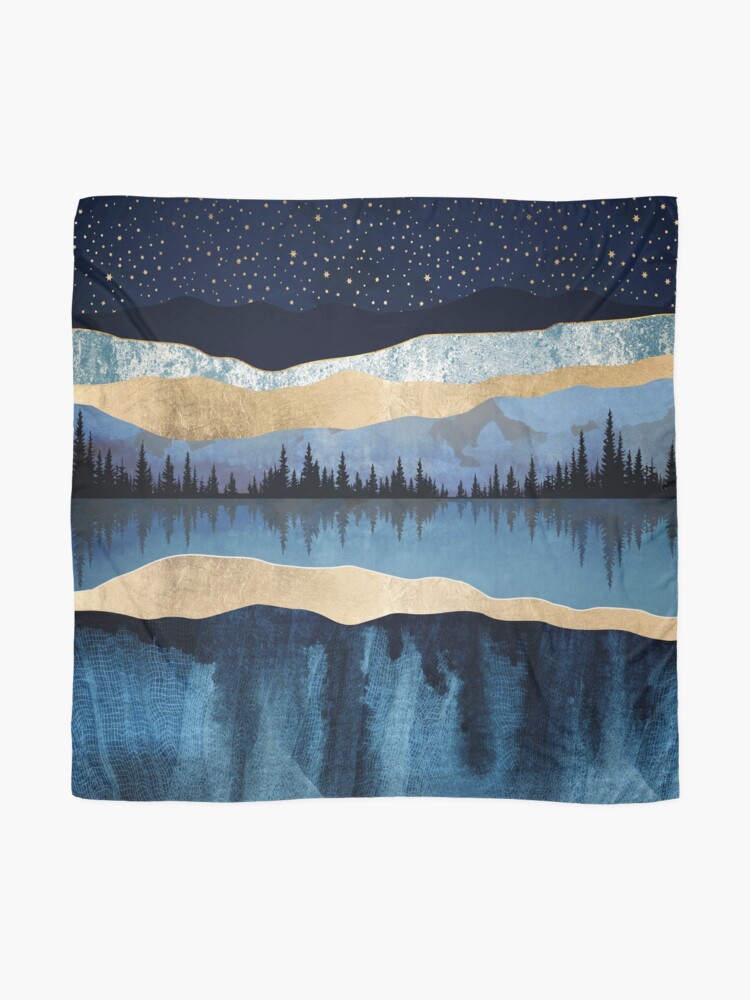 Alternate view of Midnight Lake Scarf