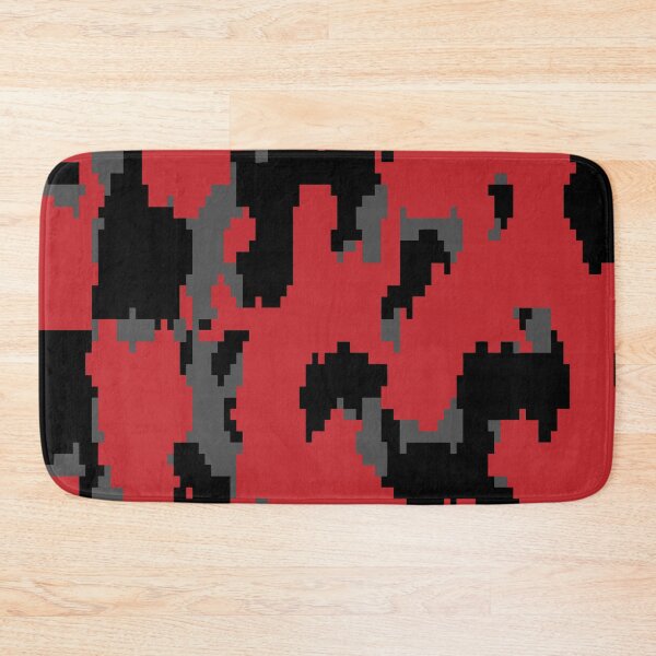 Item preview, Army Camouflage Pixelated Pattern – Dynamic Red designed and sold by poisondesign.