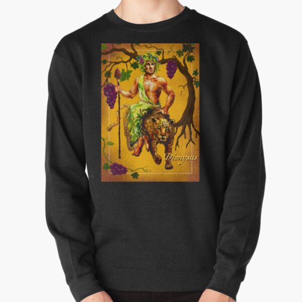 Greek gods series - Dionysus with grape tree Pullover Sweatshirt