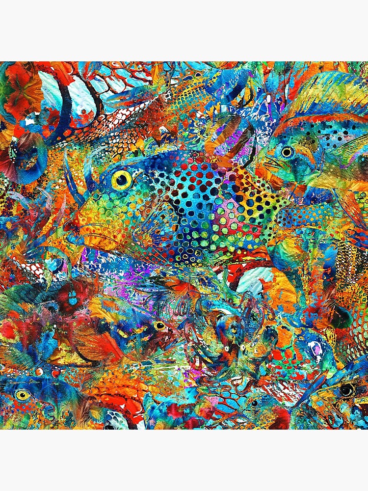 Tropical Beach Art - Under The Sea - Sharon Cummings by SharonCummings
