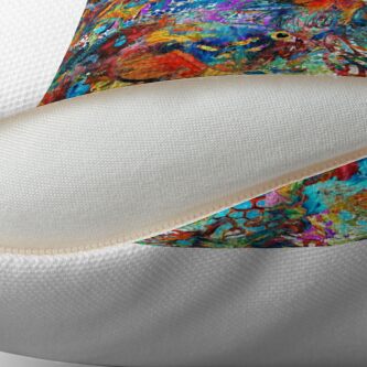 Alternate view of Tropical Beach Art - Under The Sea - Sharon Cummings Throw Pillow