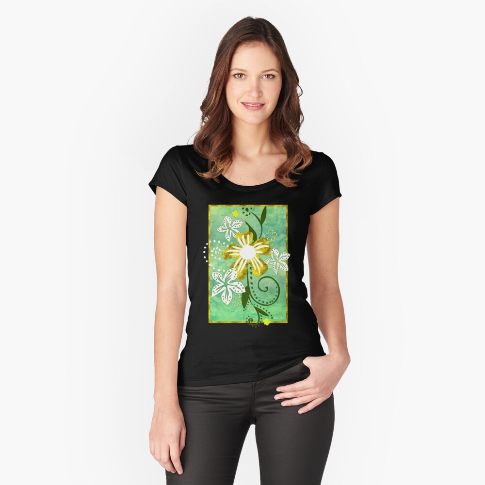 Item preview, Fitted Scoop T-Shirt designed and sold by vassiasarri.