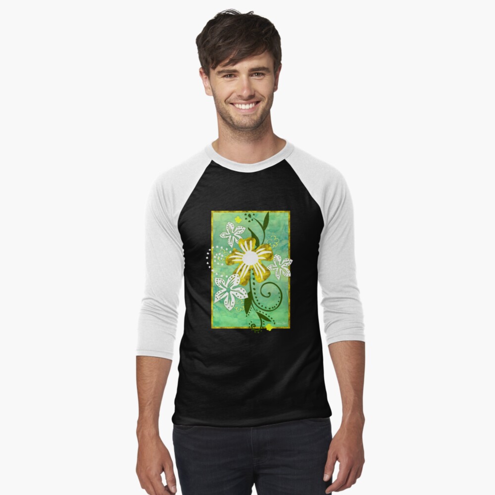 Item preview, Baseball ¾ Sleeve T-Shirt designed and sold by vassiasarri.