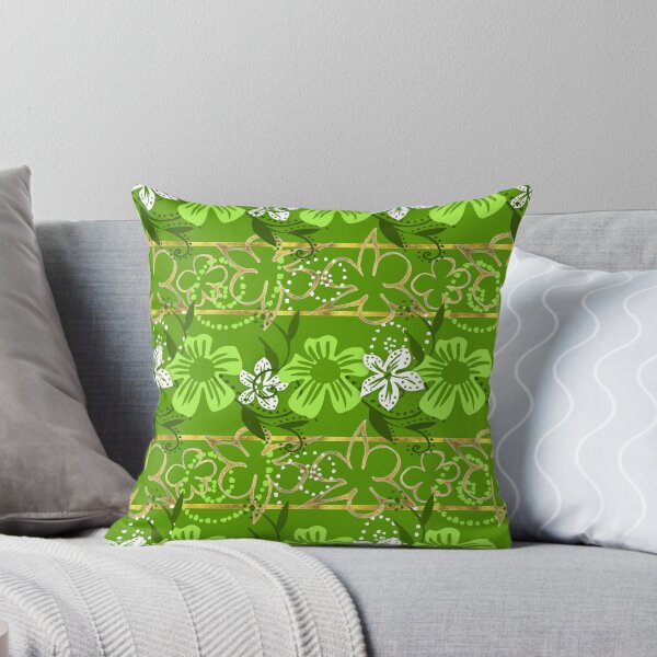Item preview, Green Floral Lines in Gold designed and sold by Vassia Sarri.