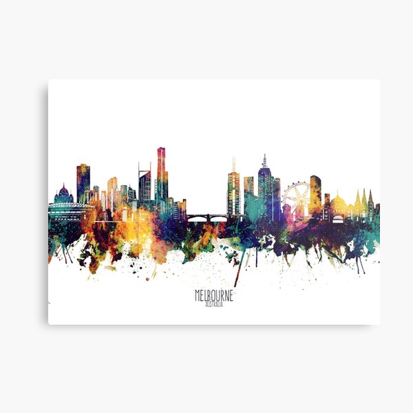 Item preview, melbourne skyline designed and sold by BekimART2.