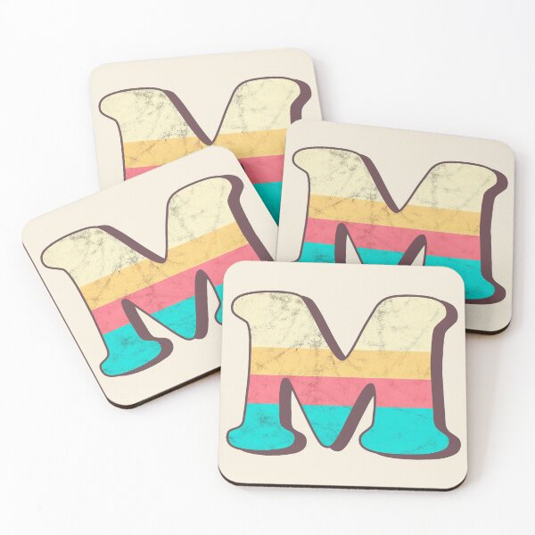 Item preview, M letter, vintage alphabet, typography, font designed and sold by OkihanaShop.