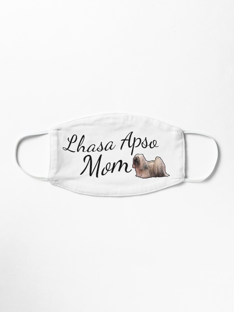 Alternate view of Lhasa Apso Mom Mask