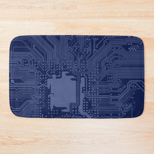Item preview, Blue Geek Motherboard Circuit Pattern designed and sold by livianasgifts.