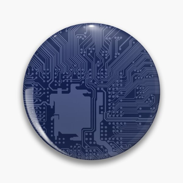 Item preview, Blue Geek Motherboard Circuit Pattern designed and sold by livianasgifts.