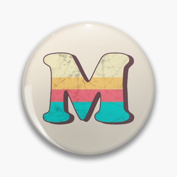 Item preview, M letter, vintage alphabet, typography, font designed and sold by OkihanaShop.