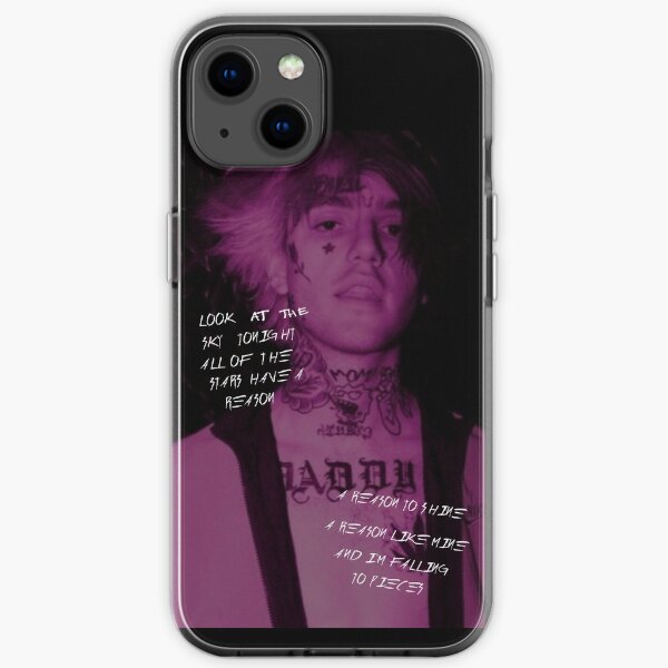 Lil Peep Star Shopping Lyrics Photo signée Coque souple iPhone