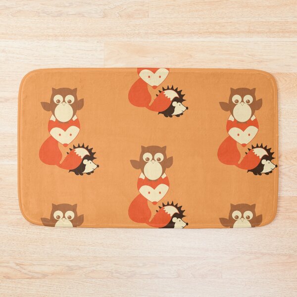 Item preview, little forest animals - hedgehog, fox, owl designed and sold by studioMoSa.