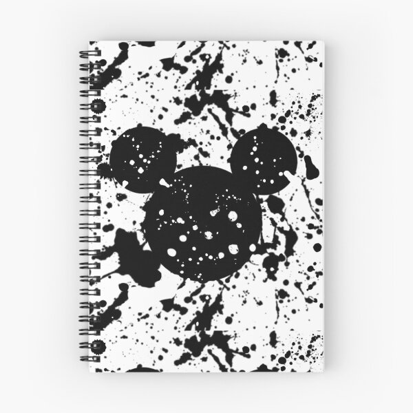 Item preview, Black and white splatter paint dots / mouse heads  designed and sold by TheDoodleFairy.