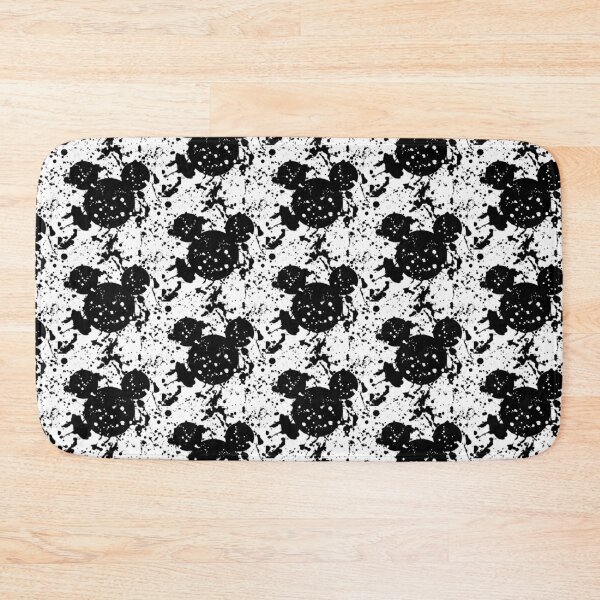 Item preview, Black and white splatter paint dots / mouse heads designed and sold by TheDoodleFairy.