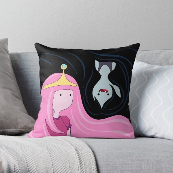 Princess Bubblegum and Marceline Throw Pillow