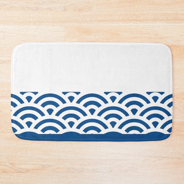 Item preview, Rainbow Trim Deep Dark Ocean Blue designed and sold by poisondesign.