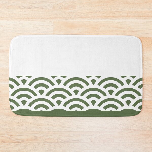 Item preview, Rainbow Trim Forest Dark Green designed and sold by poisondesign.
