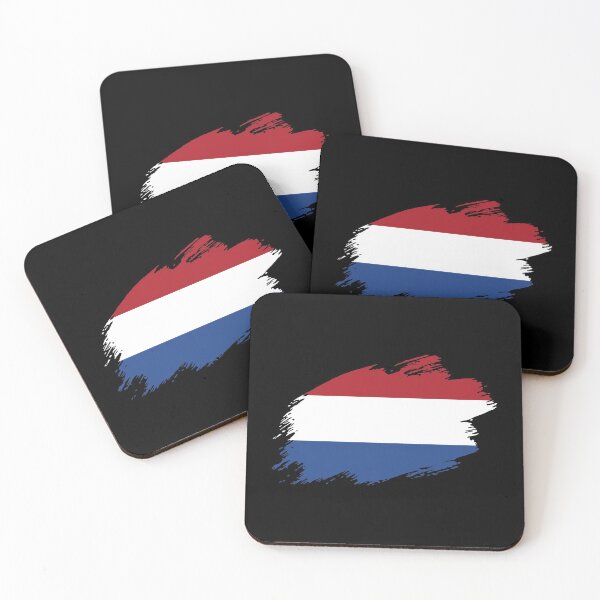 Item preview, Netherlands Holland flag flag brush stroke designed and sold by GeogDesigns.
