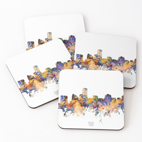 Item preview, miami skyline designed and sold by BekimART2.