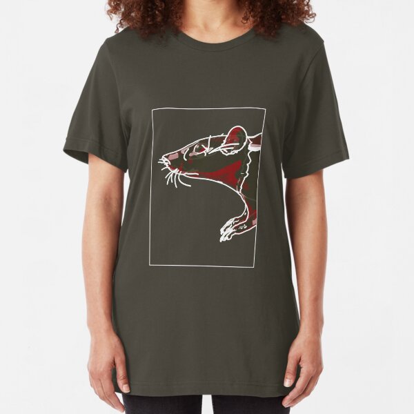 Rat Red Green F Slim Fit T-Shirt
