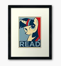 READ Framed Print