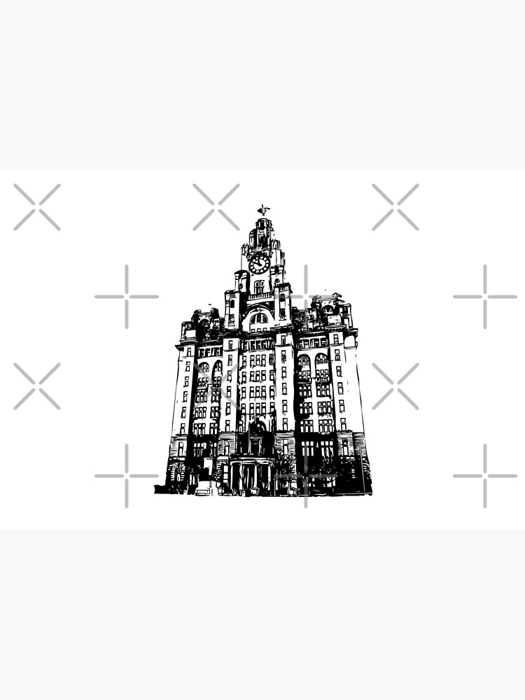 Liverpool Liver Building Vector by tribbledesign
