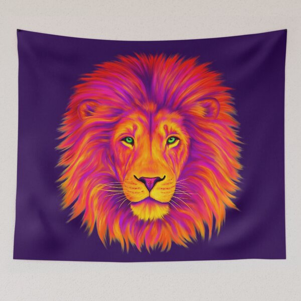Item preview, Colorful Lion designed and sold by NeonFuzz.