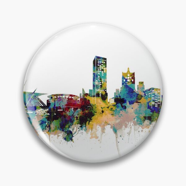 Item preview, milwaukee skyline designed and sold by BekimART2.