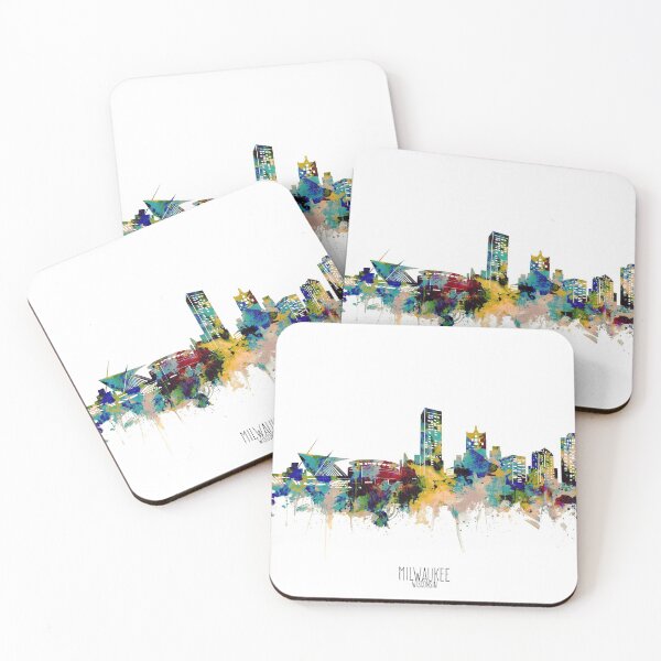 Item preview, milwaukee skyline designed and sold by BekimART2.