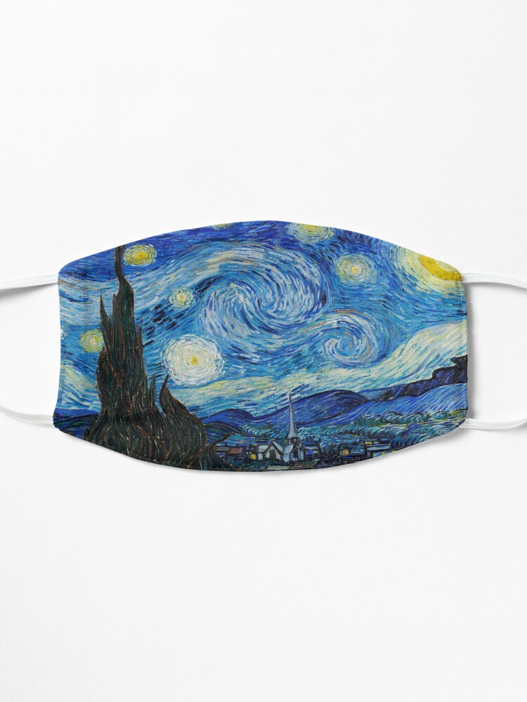 Alternate view of Starry Night Face Mask Mask