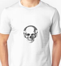 SKULL HEADPHONES Unisex T-Shirt