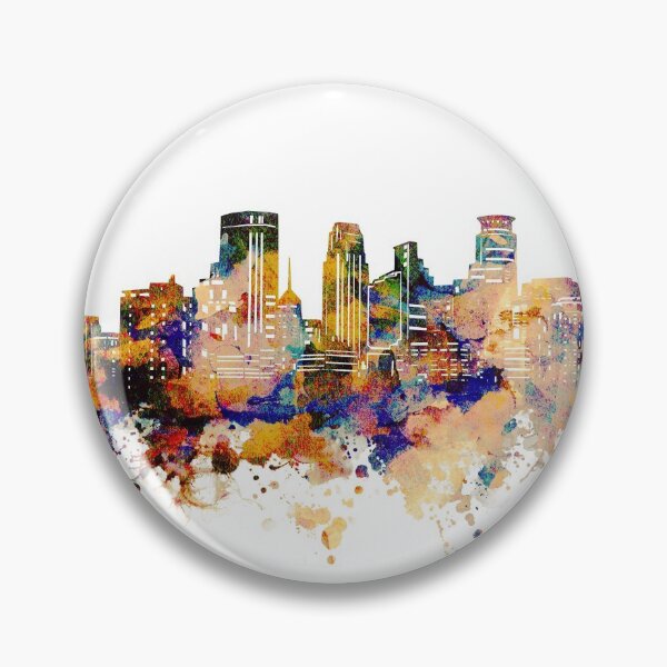 Artikelvorschau, Minneapolis Skyline entworfen und verkauft von BekimART2.