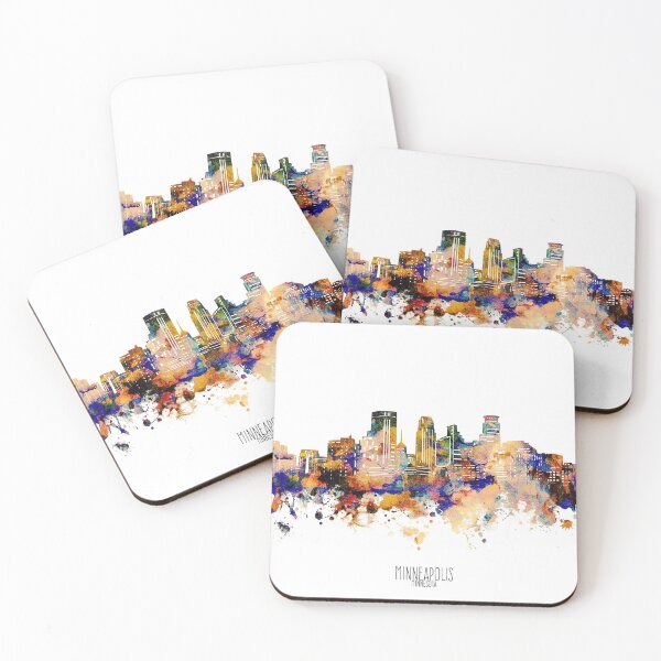 Artikelvorschau, Minneapolis Skyline entworfen und verkauft von BekimART2.