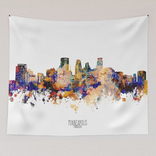 Item preview, minneapolis skyline designed and sold by BekimART2.