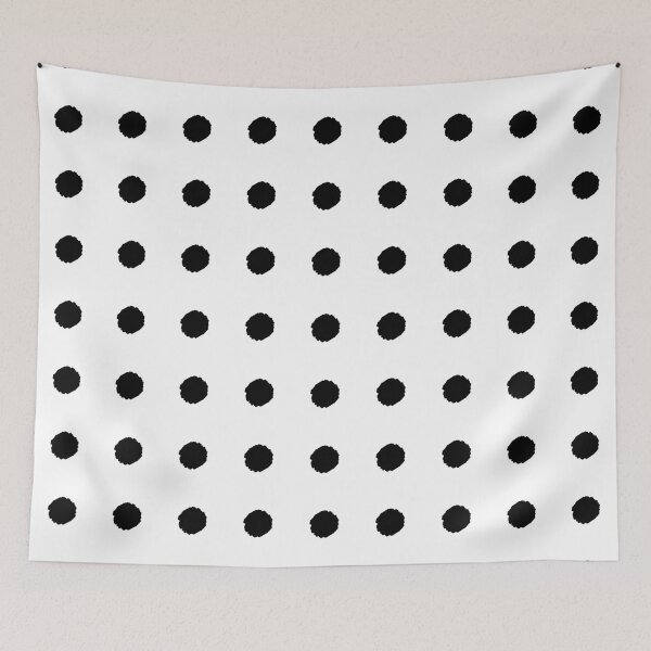 Item preview, Black Dots Over White Background designed and sold by poisondesign.